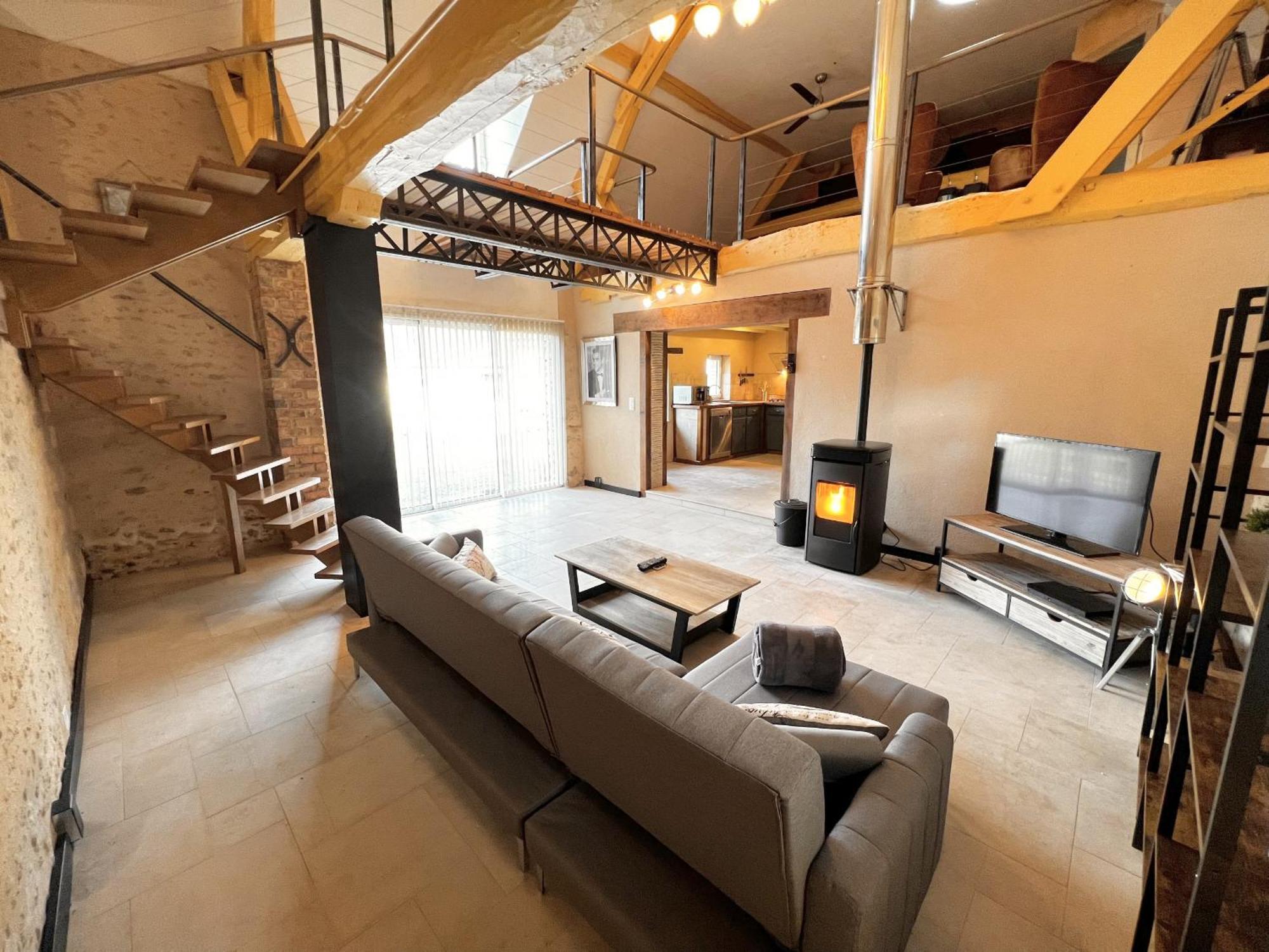 Connerré L'Industriel - Jardin - 6 Personnes - Reve Au Mans 빌라 외부 사진